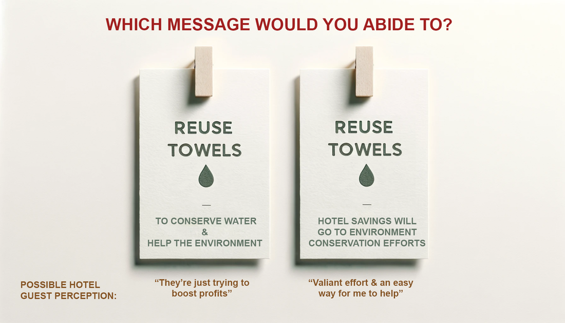 Towel Talk: Putting Your Money Where Your Mouth Is for Environmental Change